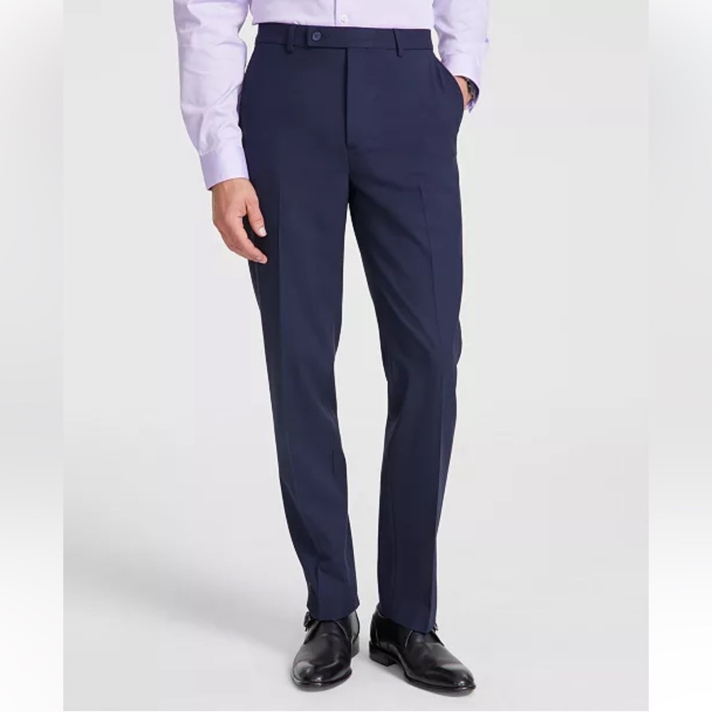 Calvin Klein Men's Dark Blue Suit Pants